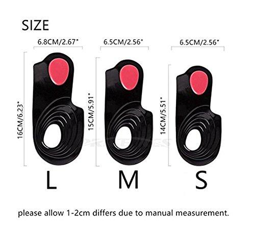 Price Xes Flatfoot Orthopedic Insole O/X Type Leg Correctors Straightener Soft Gel Shock Absorption Arches Bow Legs Support Foot Plantar Fasciitis Pain Relief Gel Corrective Sport Pads Heel Protector (L)