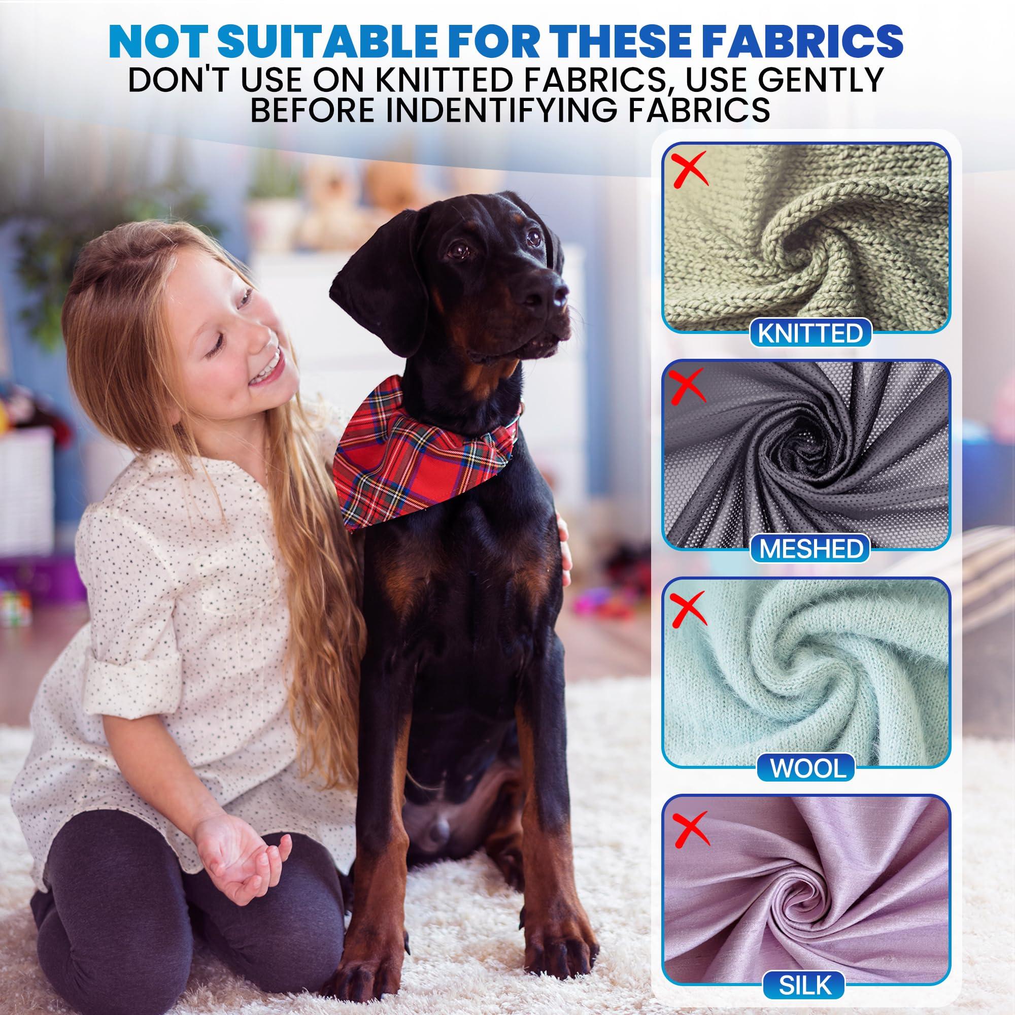 YOFOCOO 2-Pack Pet Hair Removal Tool - Lint Remover, Carpet Scraper & Shaver for Clothes and Carpets - Dog & Cat Hair Remover with Carpet Rake for Car,Rugs,Couch,Furniture - Fur Cleaner Tool