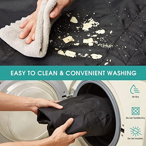 TINFAU Bed Positioning Pad with Reinforced Handle, 70" X 40" Multipurpose Waterproof Transfer Sheet for Turning, Lifting & Sliding, Reusable Washable Patient Positioning Sheet for Bedridden, Caregiver, Black