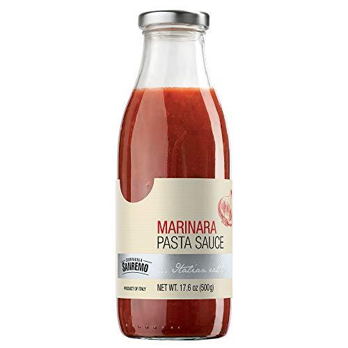 Compagnia Sanremo Compagnia Sanremo San Remo Italian Fresh Marinara Pasta Sauce - 100% Fresh Italian Ingredients, Non-GMO - 17.6 Oz (Pack Of 6) - Product Of Italy
