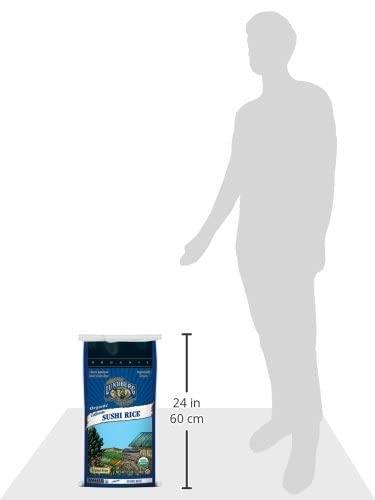 Lundberg Lundberg Organic California Sushi Rice - Short Grain Rice, White Japanese-Style Sticky Rice for Perfect Sushi Rolls, Rice Bowls, and Mochi, Bulk Rice, 25 Lbs