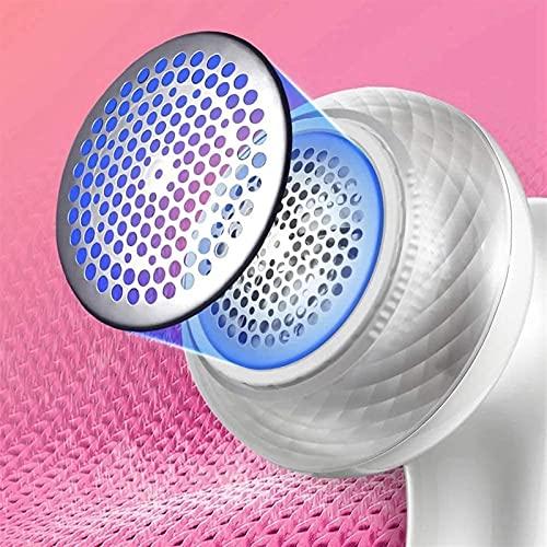GIENEX GIENEX Lint Remover Shaver, Electric Portable Fabric Clothes Sweater Shaver Fuzz Remover Pill and Balls Defuzzer with 2 Replaceable Blades for Couch, Blanket, Curtain, Legging, Wool