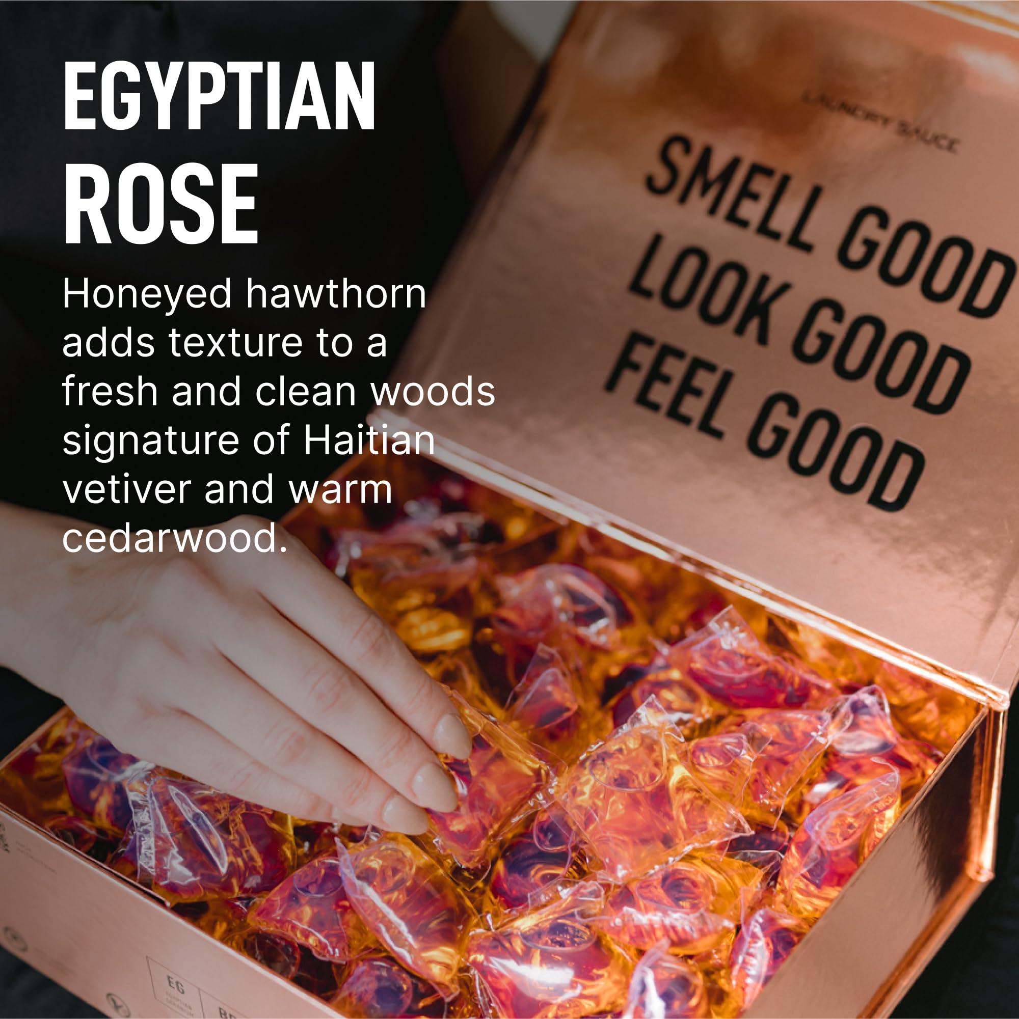 LAUNDRY SAUCE Laundry Sauce - 03 Sets of Luxury Scented Laundry Detergent Pods & Scent Booster Bundle (Australian Sandalwood, Egyptian Rose & Indonesian Patchouli) Premium Laundry Washing Pods with Sophisticated Fr