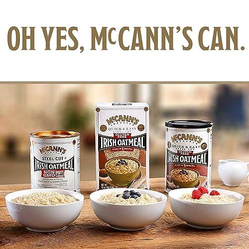 McCann's Irish Oatmeal McCanns Instant Irish Oatmeal, Apples & Cinnamon, 10 Packets