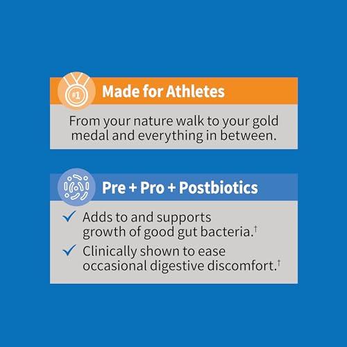 Garden of Life Garden of Life Dr Formulated Sport Probiotics Digestive Supplement, Organic Prebiotics for Women & Men Athletes, Clinically Studied Turmeric Curcumin, 50 Billion CFU, Gut Health, Acidophilus, 30ct