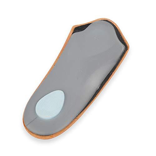 RGA 3/4 Leather Orthotic Inserts with Metatarsal Pad, Arch Support Insoles Shoe and Padding at The Heel for Men and Women