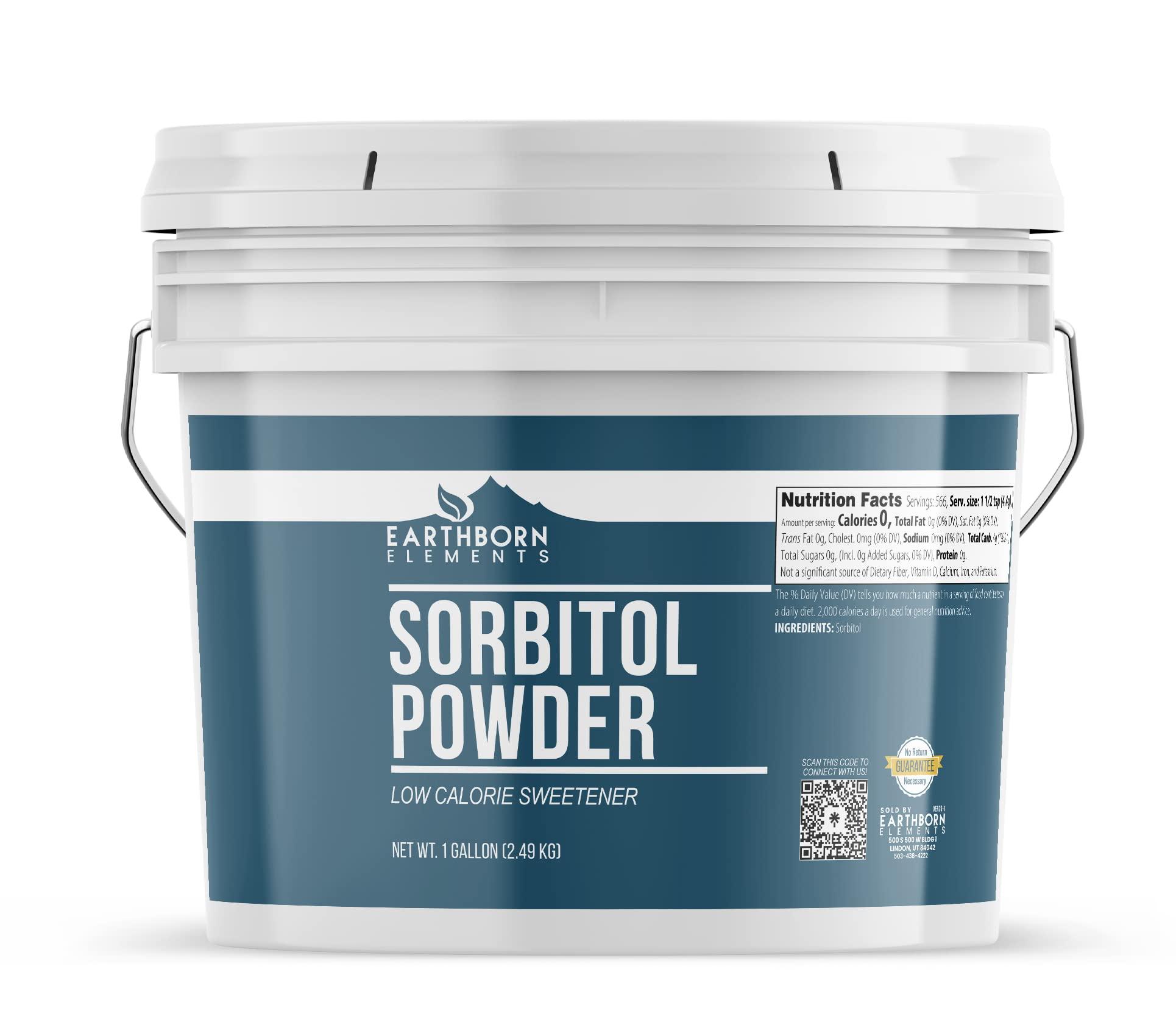 Earthborn Elements Earthborn Elements Sorbitol Powder, Xylitol, and Agave Powder Bundle, 1 Gallon Bucket Each, Sugar Alternative, Natural Sweeteners