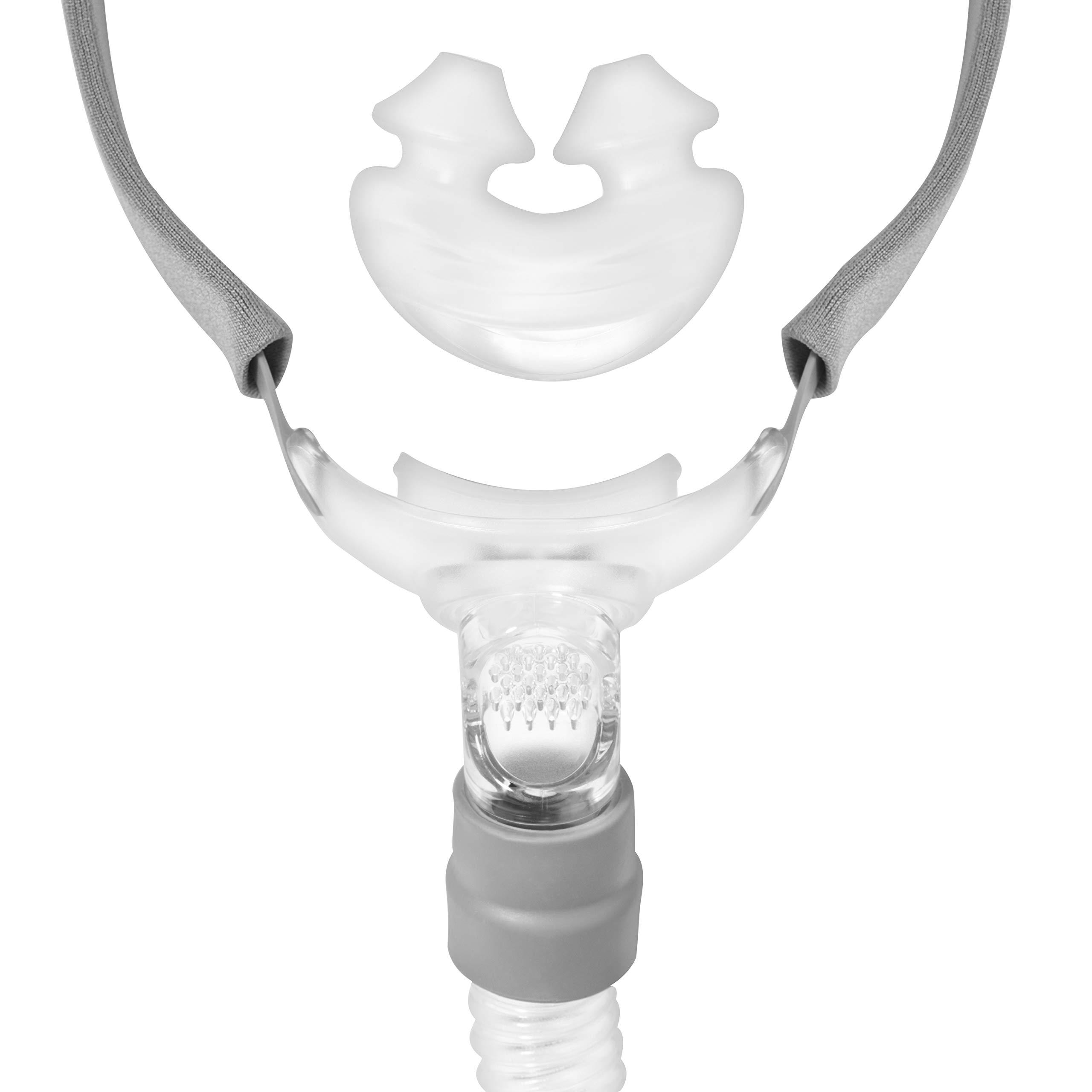 3B Medical 3B Medical Rio II Nasal Pillows Mask w/o Headgear (Large), Clear