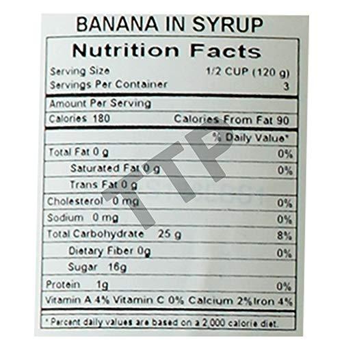 Florence Florence Banana in Syrup 340g, 2 Pack