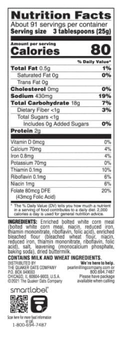 Pearl Milling Company Pearl Milling Company White Buttermilk Corn Meal Mix - 5lb