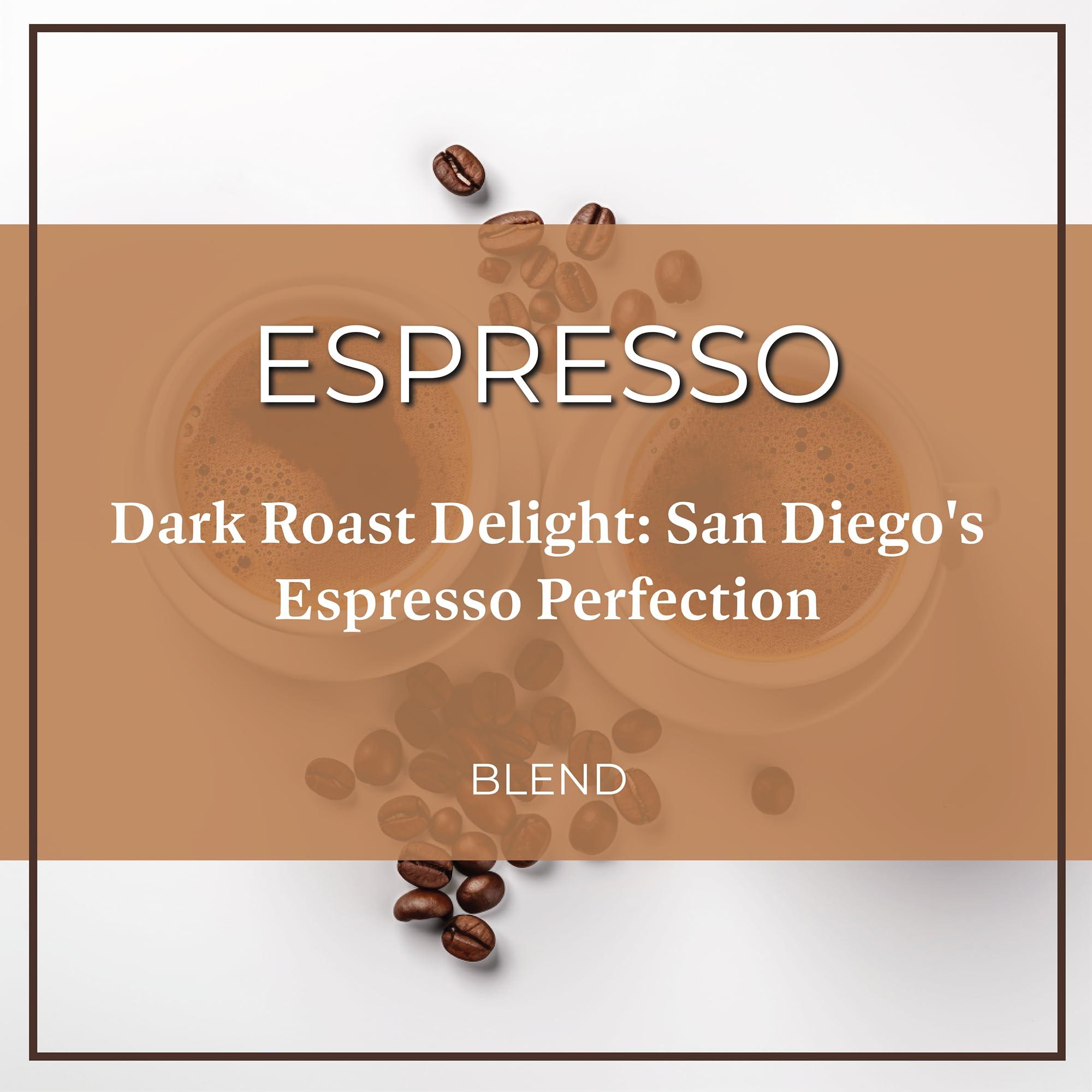 San Diego Coffee San Diego Coffee Espresso, Dark Roast, Ground Coffee, 5-Pound Bag Caf molido tostado