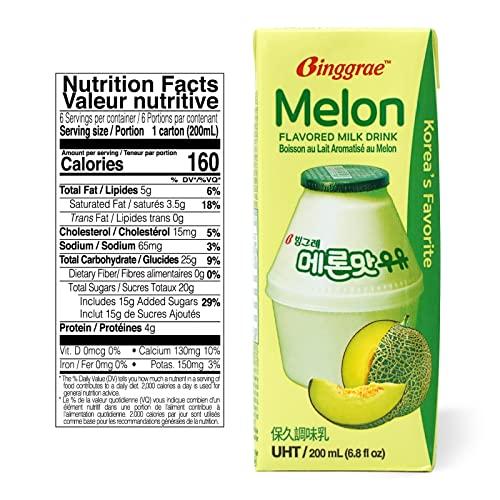 Binggrae Binggrae Melon Flavored Milk (Pack of 24)