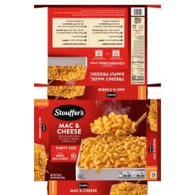 Stouffer\'s Stoufer\'s Party Size Mac & Cheese, 76 oz. (Pack of 6)