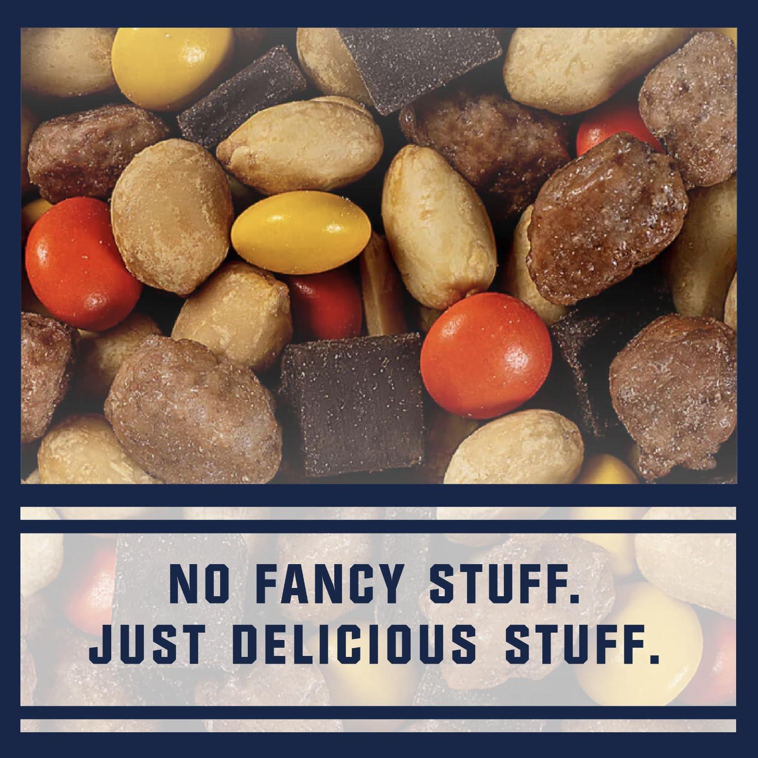 Kar's Kar's Nuts Peanut Butter 'N Dark Chocolate Trail Mix Snacks - Roasted Peanuts, Peanut Butter Candies, Dark Chocolate & Butter Toffee Peanuts, 12 oz Resealable Pouch (Pack of 6)