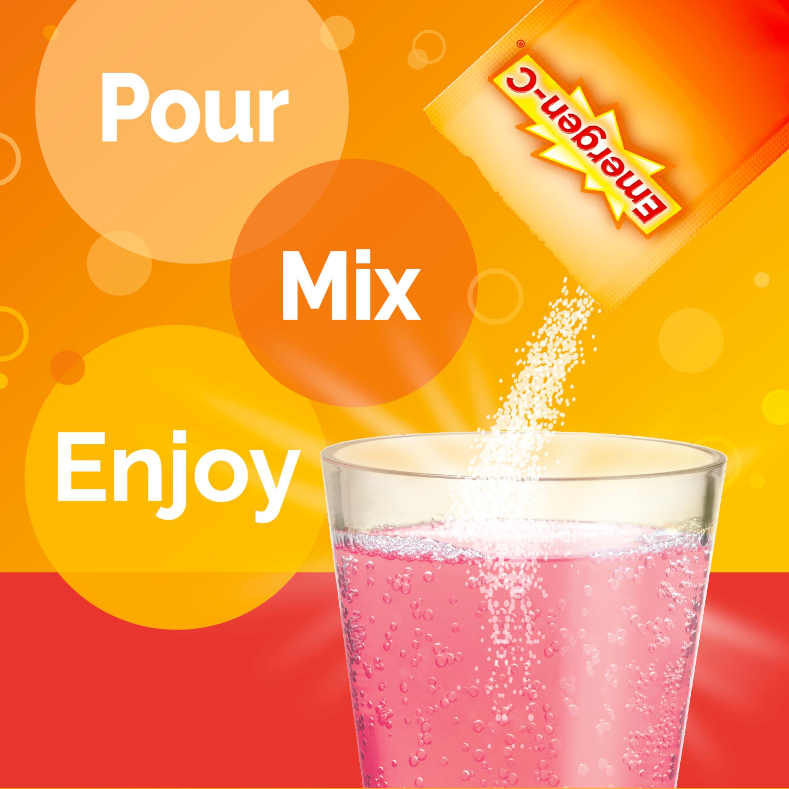 Emergen-C Emergen-C 1000mg Vitamin C Powder, with Antioxidants, B Vitamins and Electrolytes, Vitamin C Supplements for Immune Support, Caffeine Free Fizzy Drink Mix, Strawberry Kiwi Flavor - 30 Count