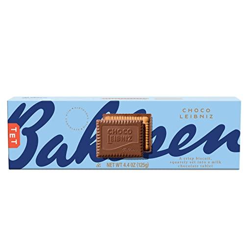 Bahlsen Bahlsen Choco Leibniz Milk Cookies (12 boxes) - Leibniz Butter Biscuits topped with a thick layer of European Chocolate - 4.4 oz boxes