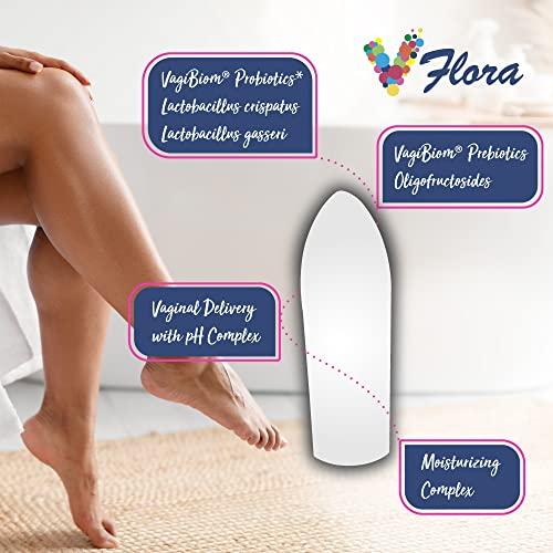 VagiBiom VagiBiom 5-Day Vflora (Lactobacillus crispatus + L. gasseri) to Balance Intimate Flora. Nourish and Nurture Good Flora for Skin Health. Ultra Potent 100% Natural Vegan (5 Suppositories)