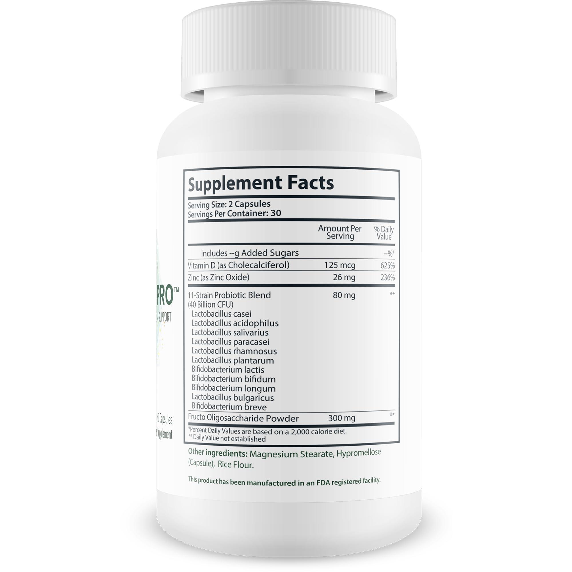 Lucky Life Marketplace Sleepbiotic Pro - Multi-Strain Probiotic Sleep Support - Aid Gut Health & Immune Support - Promote Relaxation & Sleep Quality with Premium Probiotics - Lactobacillus & Bifidobacterium - 40 Billion CFU