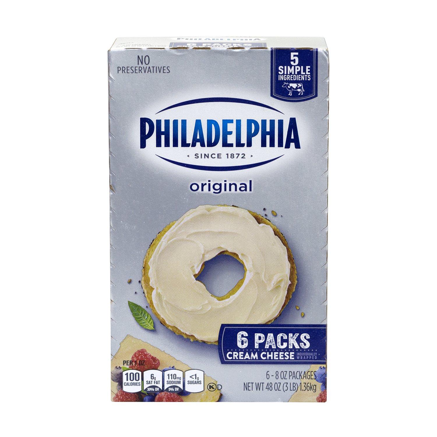 Kraft Kraft Philadelphia Cream Cheese (8 oz. pkg., 6 ct.)