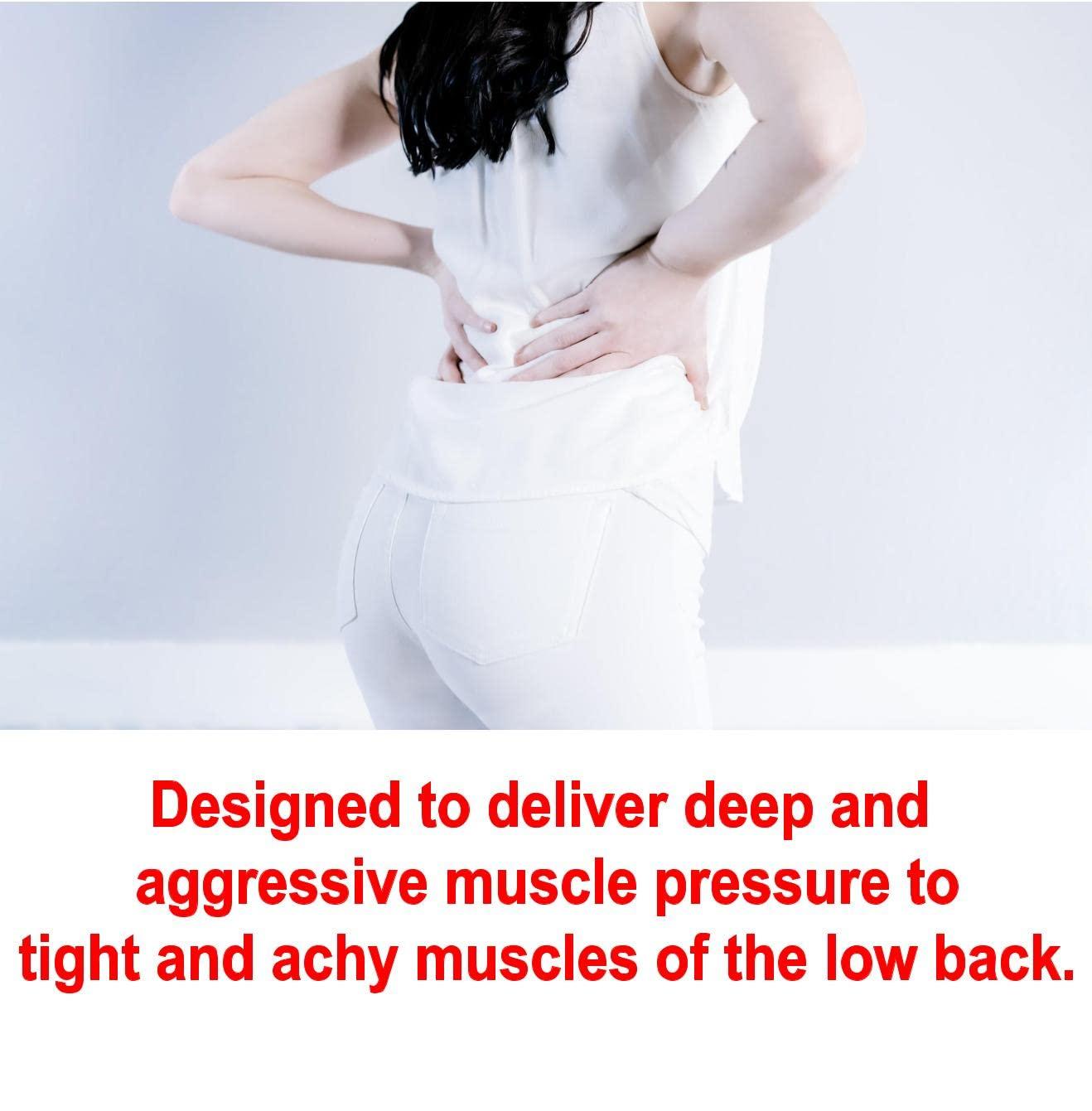 The Deep Tissue Doc The Deep Tissue Doc Low Back Massager for deep Tissue Massage of Low-Back