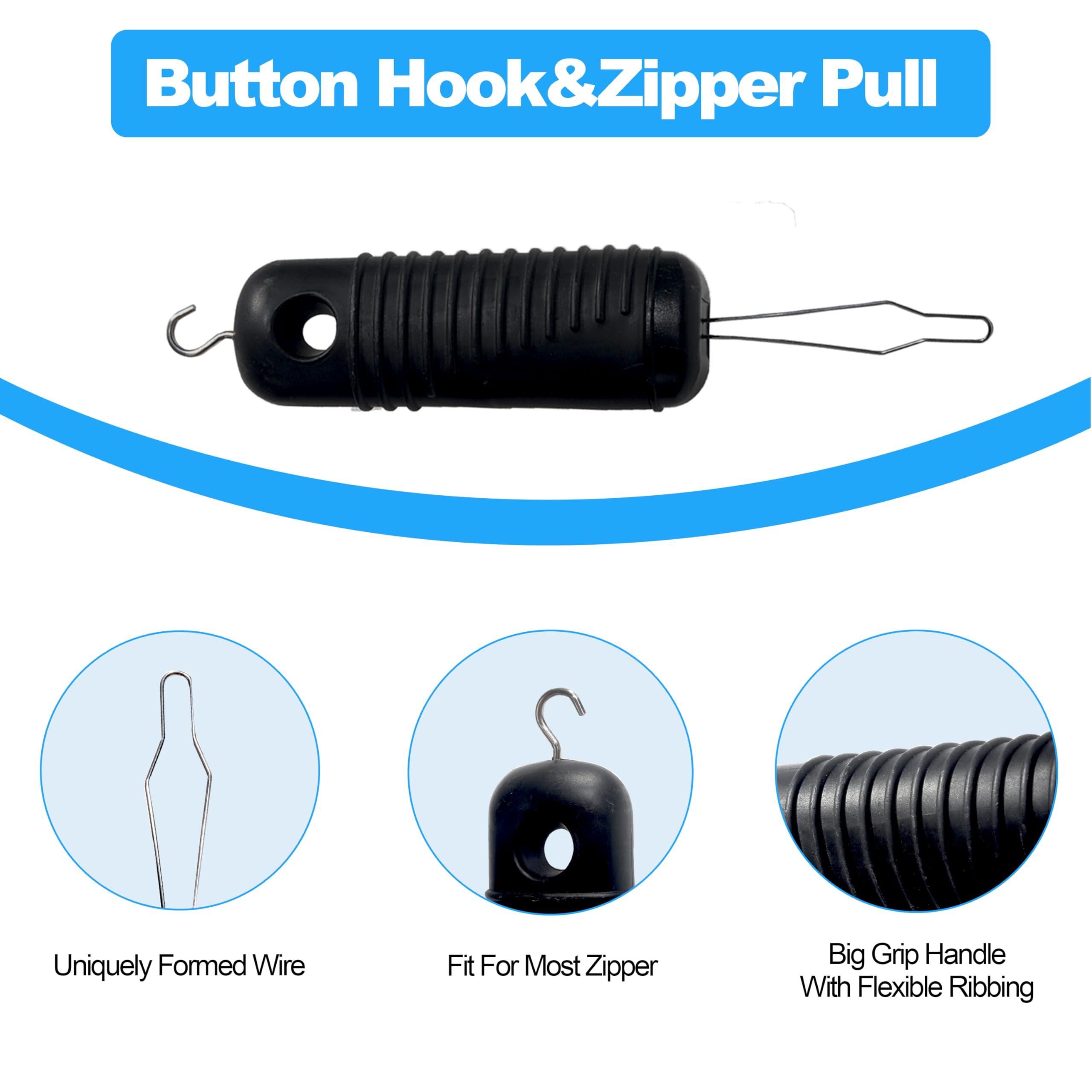 Homymusy 7 PC Hip Kit,Hip Replacement Kit After Surgery-Sock Aid,Leg Lifter,Shoe Horn,Grabber,Bath Loofah-Hip Kit for Seniors Total Hip Replacement Prime After Surgery Gifts