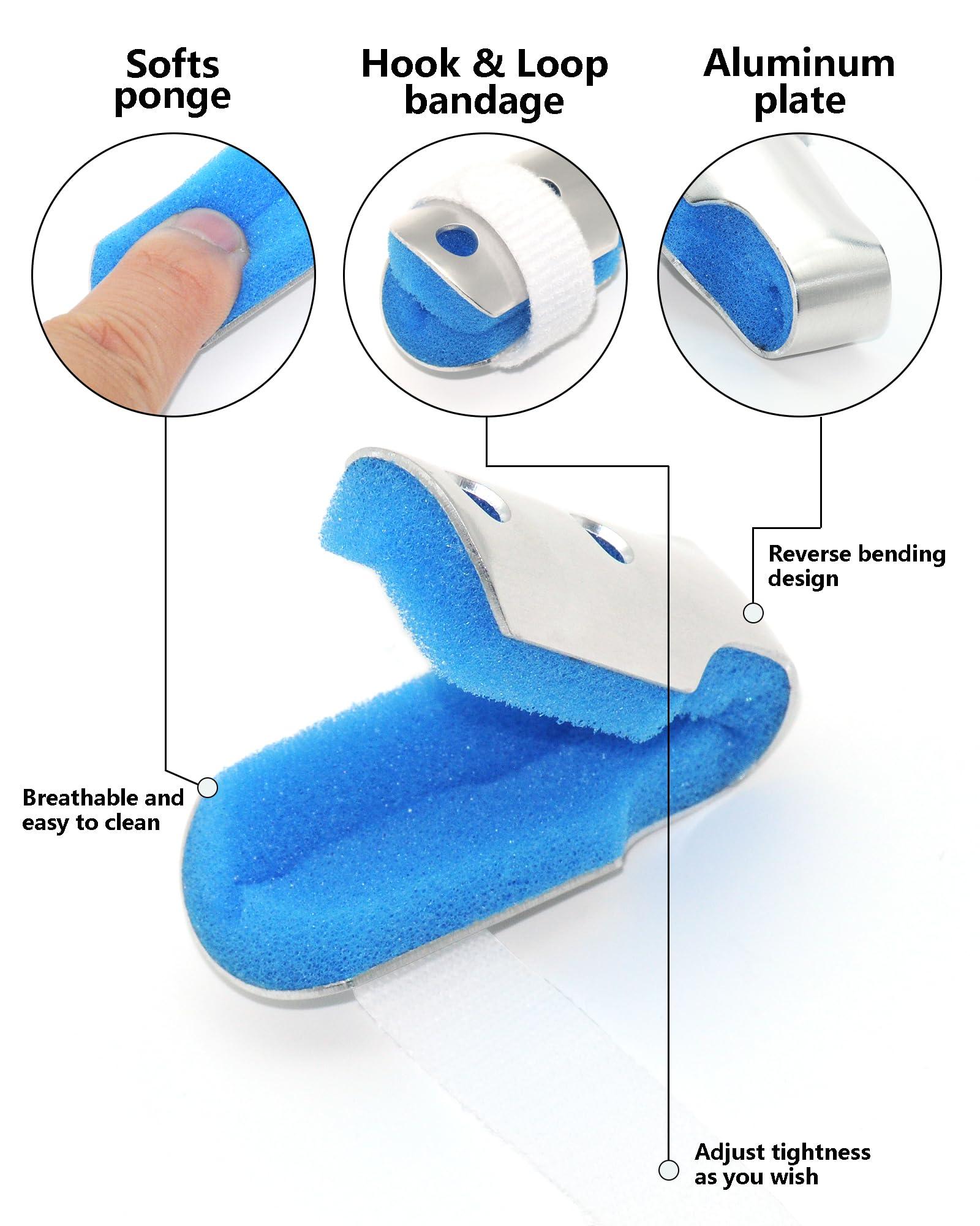 TAROYQASUL TAROYQASUL Kids Finger Splint, 6 Pcs finger splints for broken finger pinky Support kids finger splint small Braces Arthritis Knuckle Care