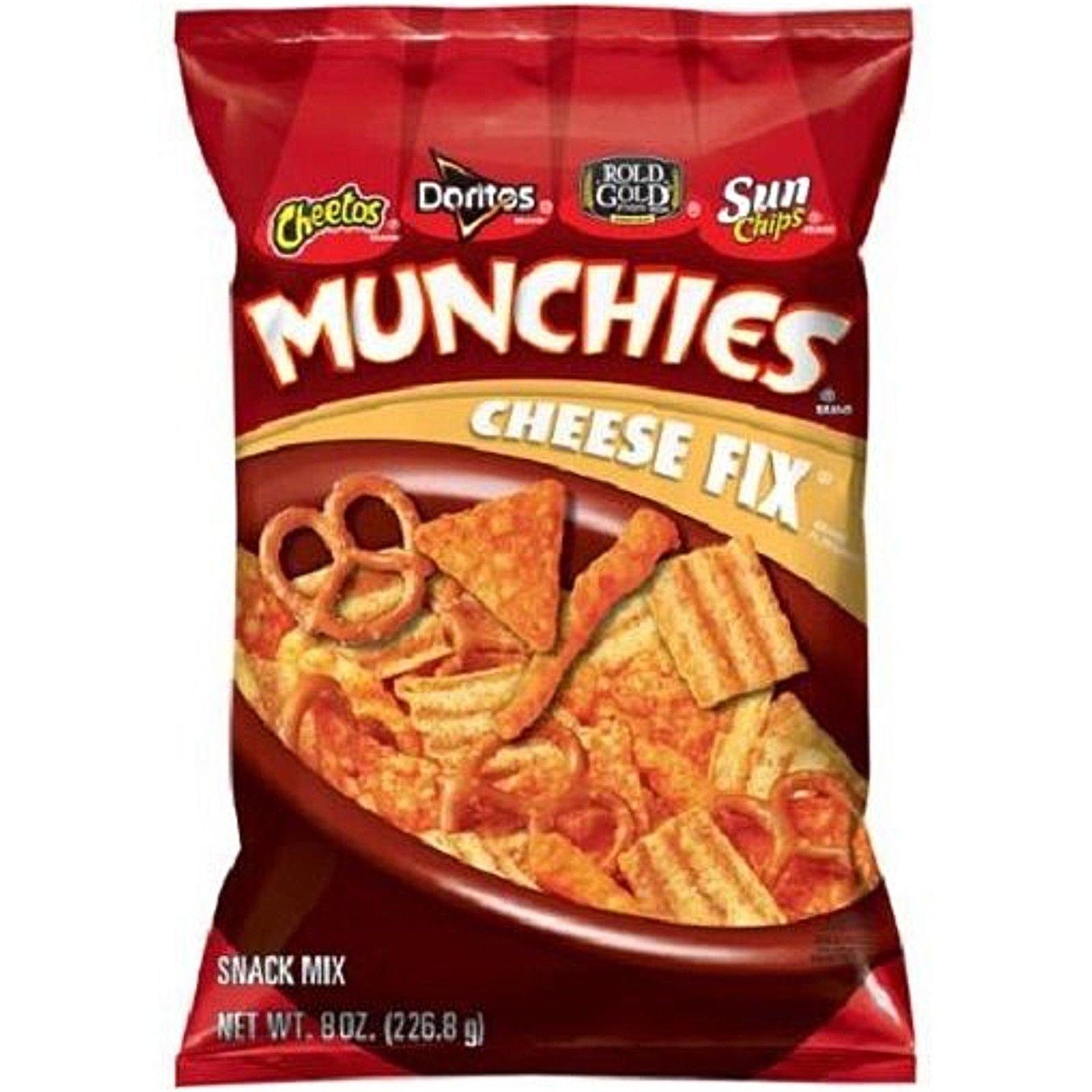 Frito Lay Frito Lay Munchies Snack Mix 8oz Bag (Pack of 4) (Cheese Fix)