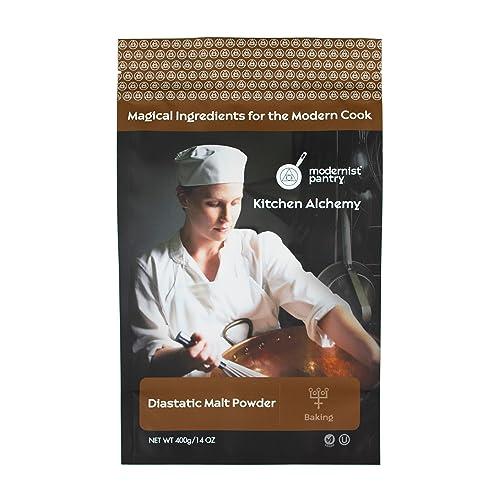 Modernist Pantry Diastatic Barley Malt Powder ? Vegan ? OU Kosher Certified - 400g/14oz