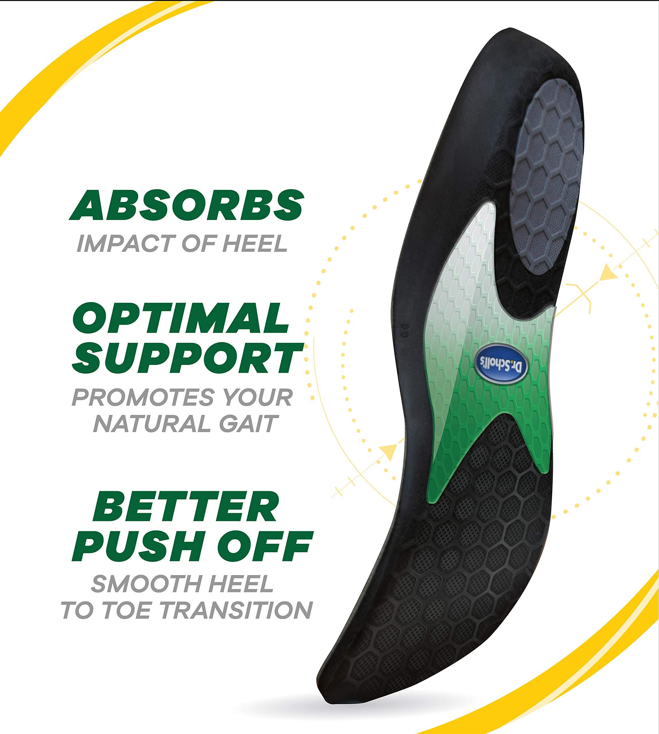 Dr. Scholl's Dr. Scholl\'s Performance Sized to Fit Running Insoles for Men & Women // Help Prevent Plantar Fasciitis, Shin Splints and Runners Knee