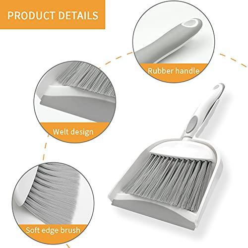 WDDBHSKN Mini Broom and Dustpan Set Kids Broom Set Kids Cleaning Set Toddler Broom Set Set Small Broom and Dustpan Set for Desk, Home, Kitchen Necessities