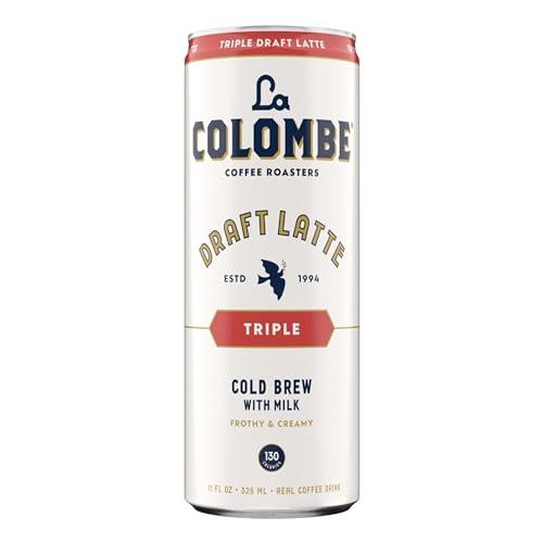 La Colombe La Colombe Coffee, Triple Draft Latte, 11 fl oz Cans (Pack of 12), Coffeehouse Quality Cold Brew, Specialty Grade Coffee Beans, Ready-to-Drink On-the-Go