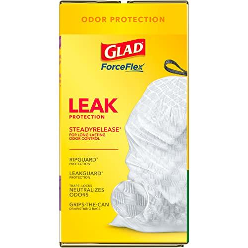 Glad Glad ForceFlex Tall Kitchen Trash Bags, 13 Gal, Gain Lavender, 110 Ct, Pack May Vary