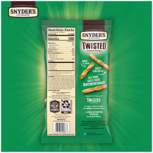 Snyder's of Hanover Snyder's of Hanover, Sour Cream & Onion Twisted Pretzel Sticks, 12 Oz Bag