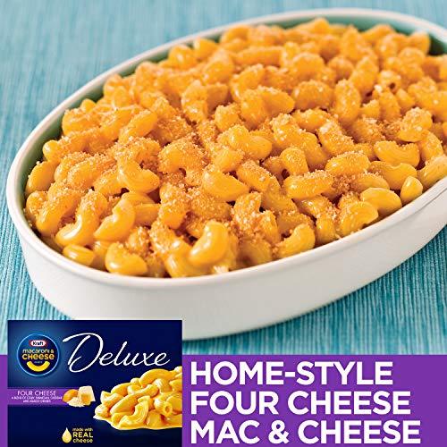 Kraft Kraft Four Cheese Macaroni & Cheese Deluxe Dinner (14oz Boxes, Pack of 4)