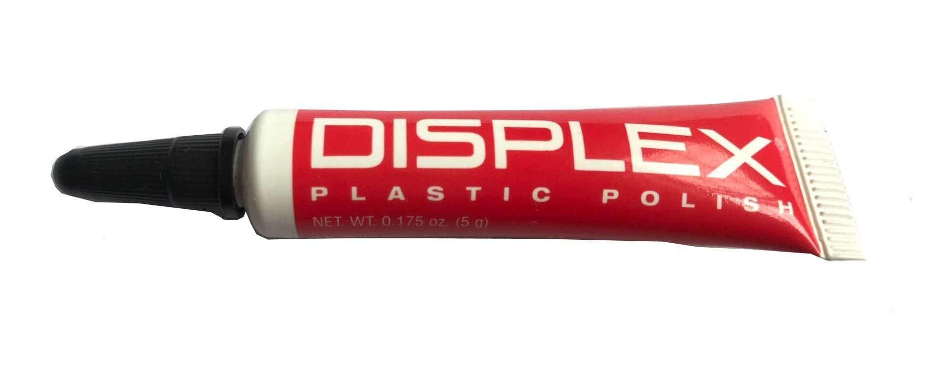 DISFLEX Displex Plastic Polish Revitalizer Scratch Remover for Cell Phone LCD Screens w/Microfiber Cloth