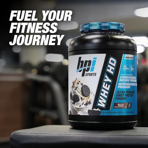 BPI Sports BPI Sports Whey HD Ultra Premium Protein Powder, Milk and Cookies, 4.1 Pound
