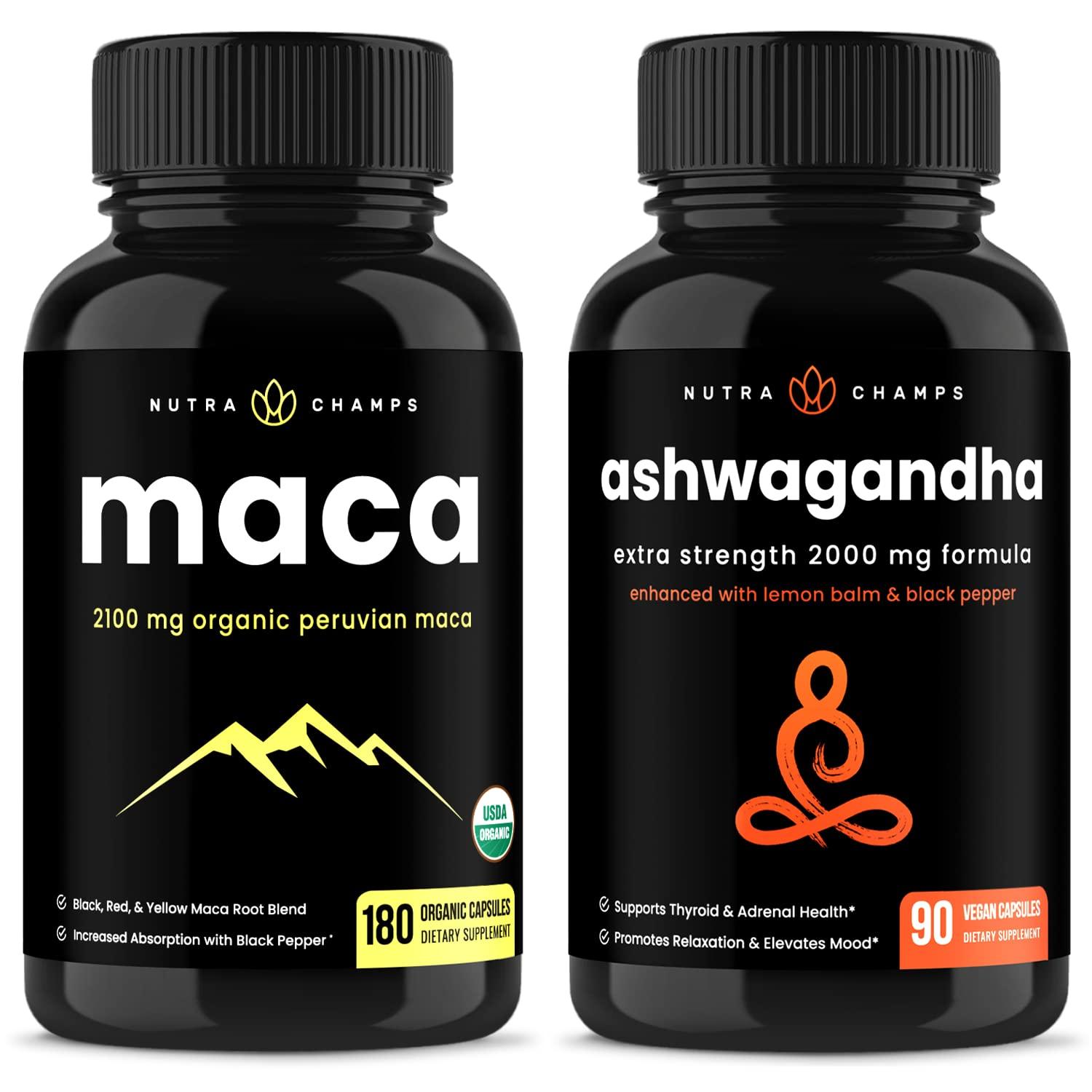 NutraChamps NutraChamps Maca and Ashwagandha Bundle