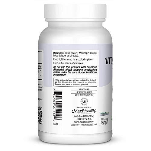 Maxi Health Maxi-Health Maxi Vitamin K-Max, 120 Count