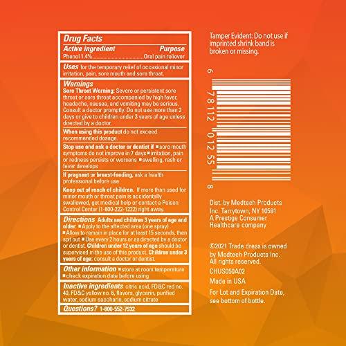 Chloraseptic Chloraseptic Sore Throat Spray, Citrus, 6 fl oz, 1 Bottle