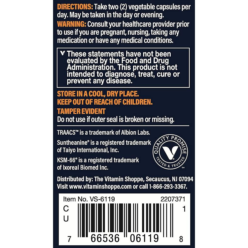 Vthrive Relax and Restore - Supports a Healthy Response to Stress (60 Vegetarian Capsules)