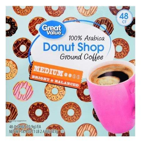 Great Value Great Value Donut Shop Blend 48 Pack of K- Cups