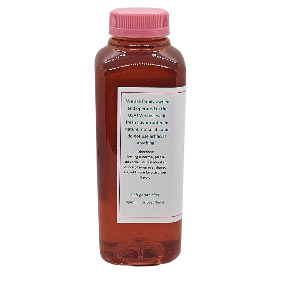 Sunshine Sno Sunshine Sno Dye Free Snow Cone Syrup, Watermelon, 16oz, Made with organic ingredients