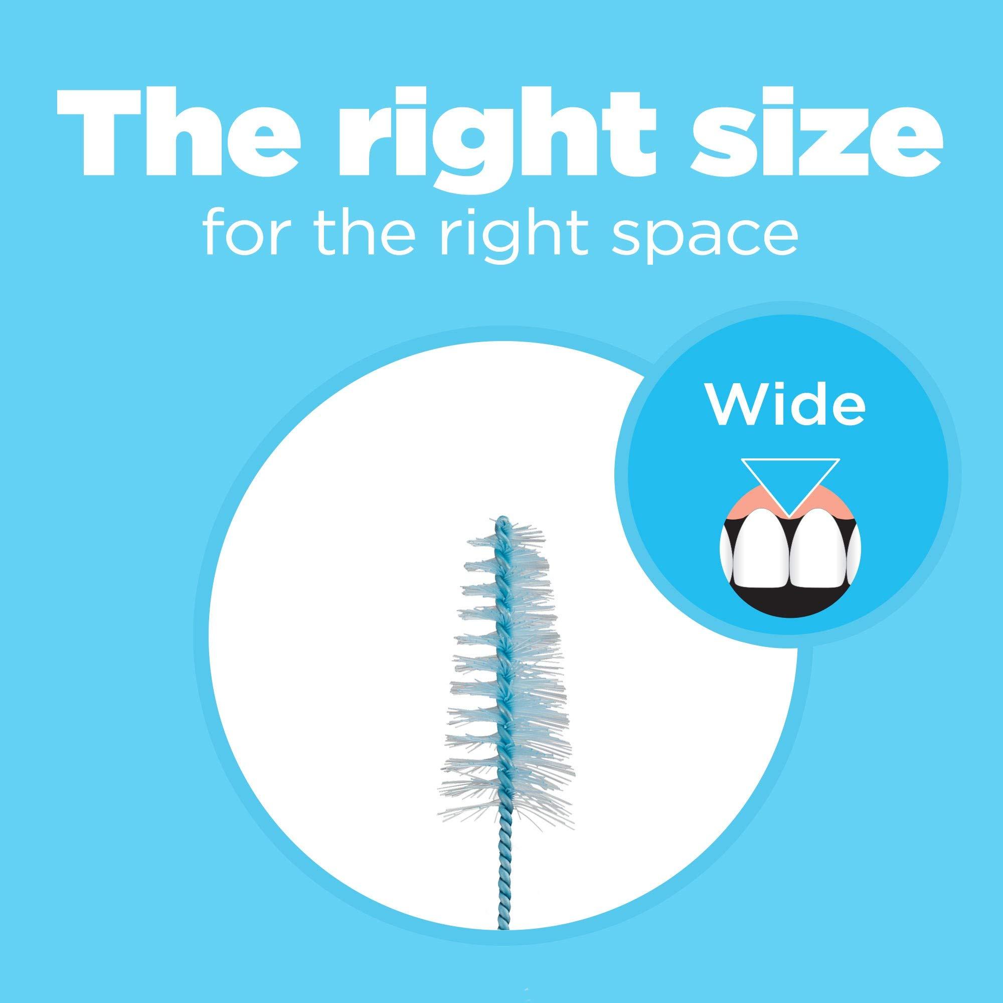 GUM GUM Proxabrush Go-Betweens Wide Interdental Brush Refills, 2ct., (Pack of 18)