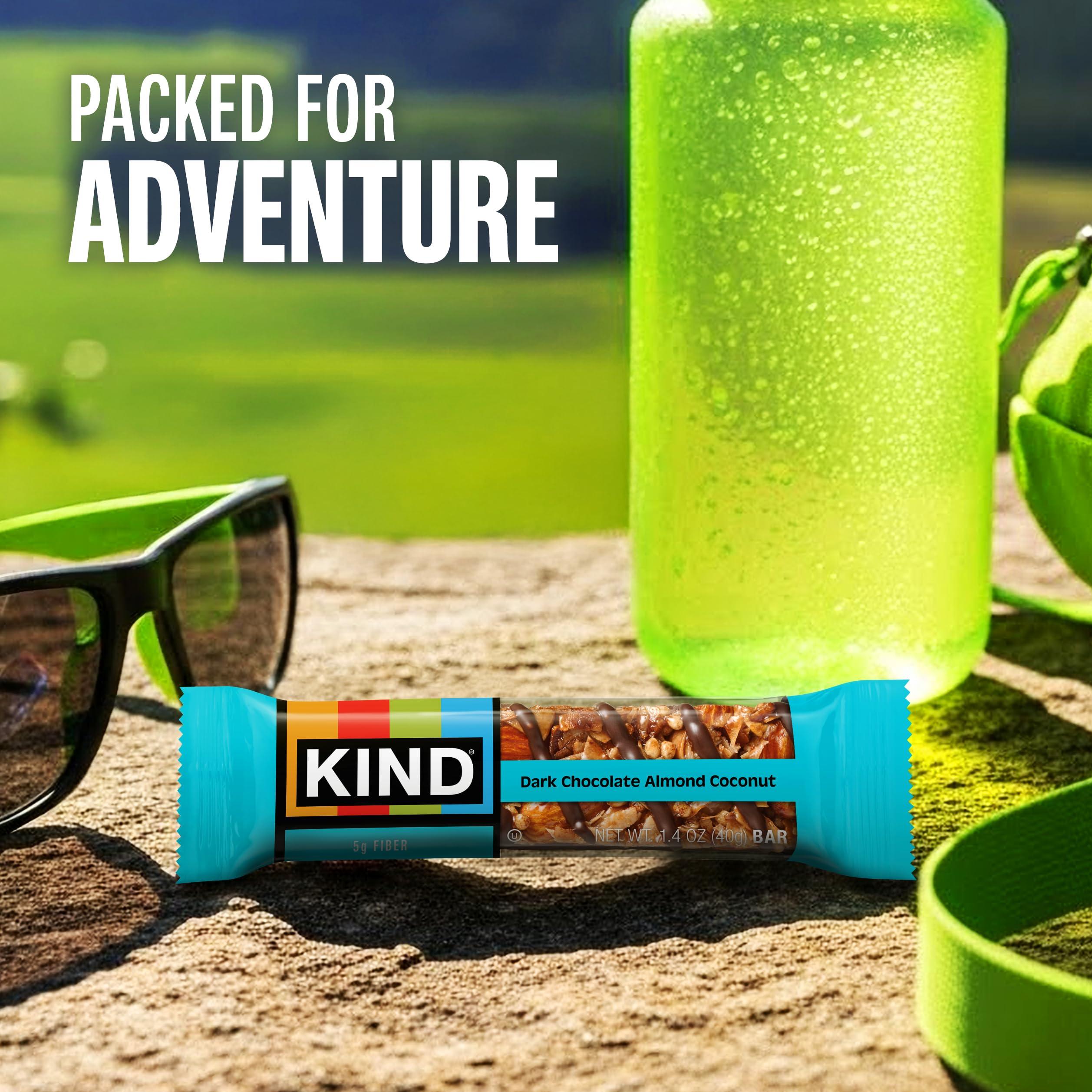 KIND KIND Bars, Dark Chocolate Almond & Coconut, Healthy Snacks, Gluten Free, 24 Count