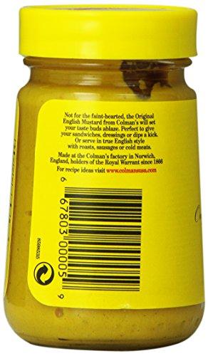 Colman's Colman's, Mustard Glass Jar, Original, 28 Ounce (Pack of 8)