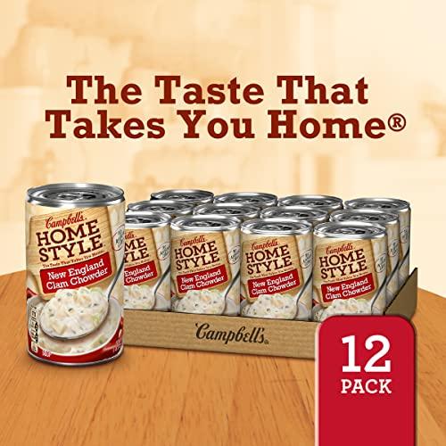 Campbell's Campbell's Homestyle New England Clam Chowder, 18.8 oz. (Pack of 12)