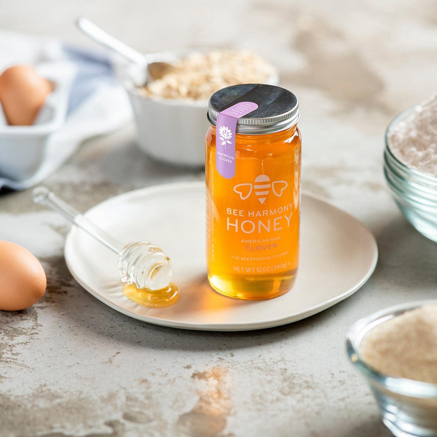 Bee Harmony Bee Harmony American Clover Honey, 12 Ounce