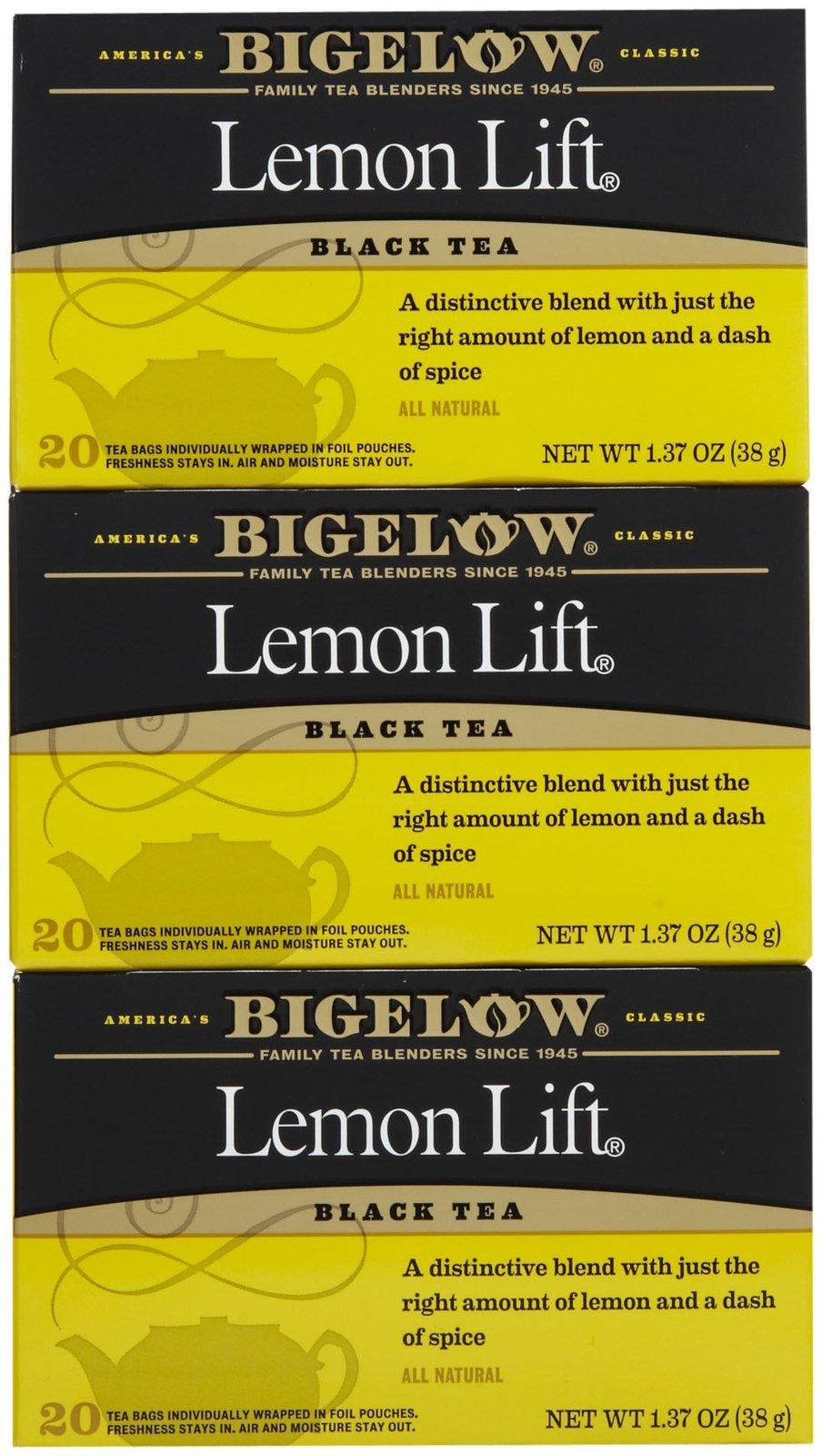 Bigelow Tea Bigelow Lemon Lift Tea Bags - 20 Count (Pack of 3)