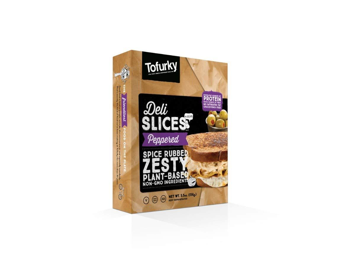 Tofurky Tofurky Peppered Deli Slice, 5.5 Ounce -- 6 per case.