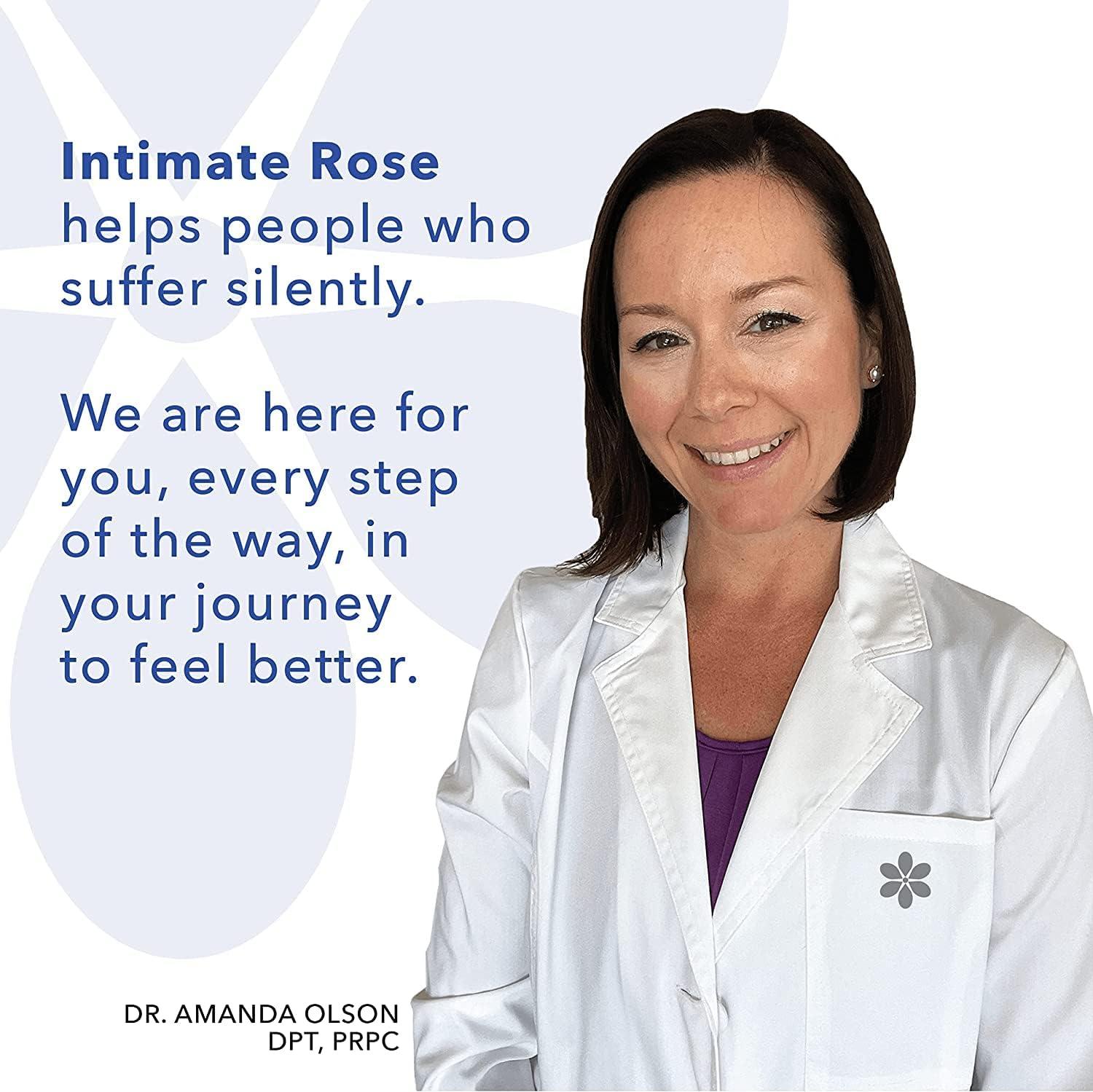 Intimate Rose Pelvic Floor Therapy Tool-Size 1-4 - Rectal Dilator Trainer for Men and Women